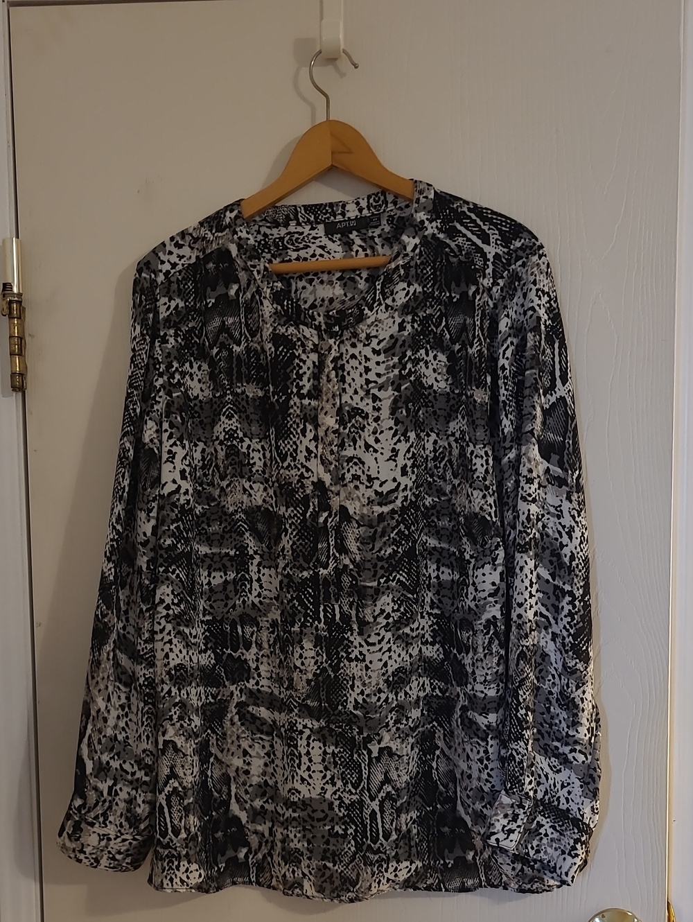 Apt 9 Mixed Print Blouse